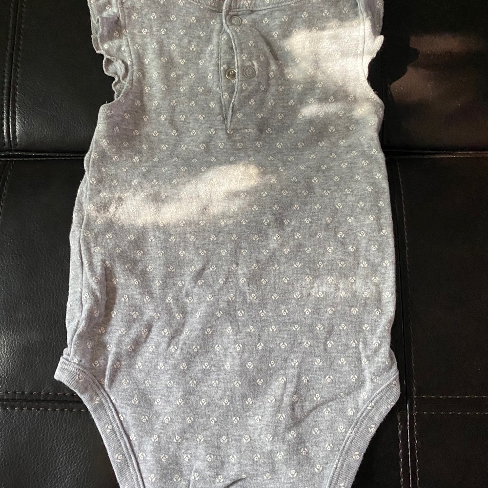 Grey onesie shirt